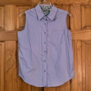 EUC Vintage Speculation Sport Sleeveless Blouse Size L